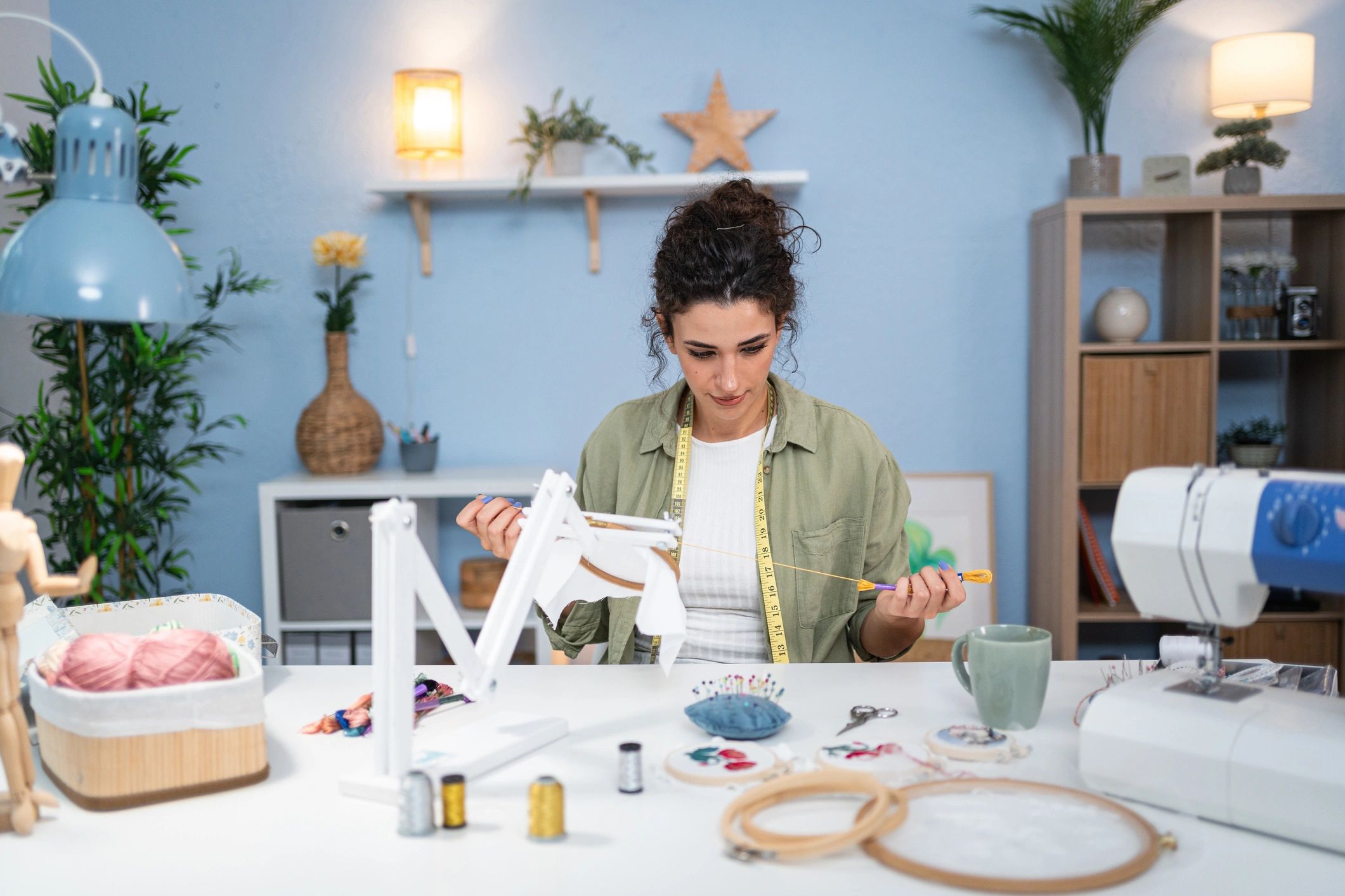 handmade embroidery art