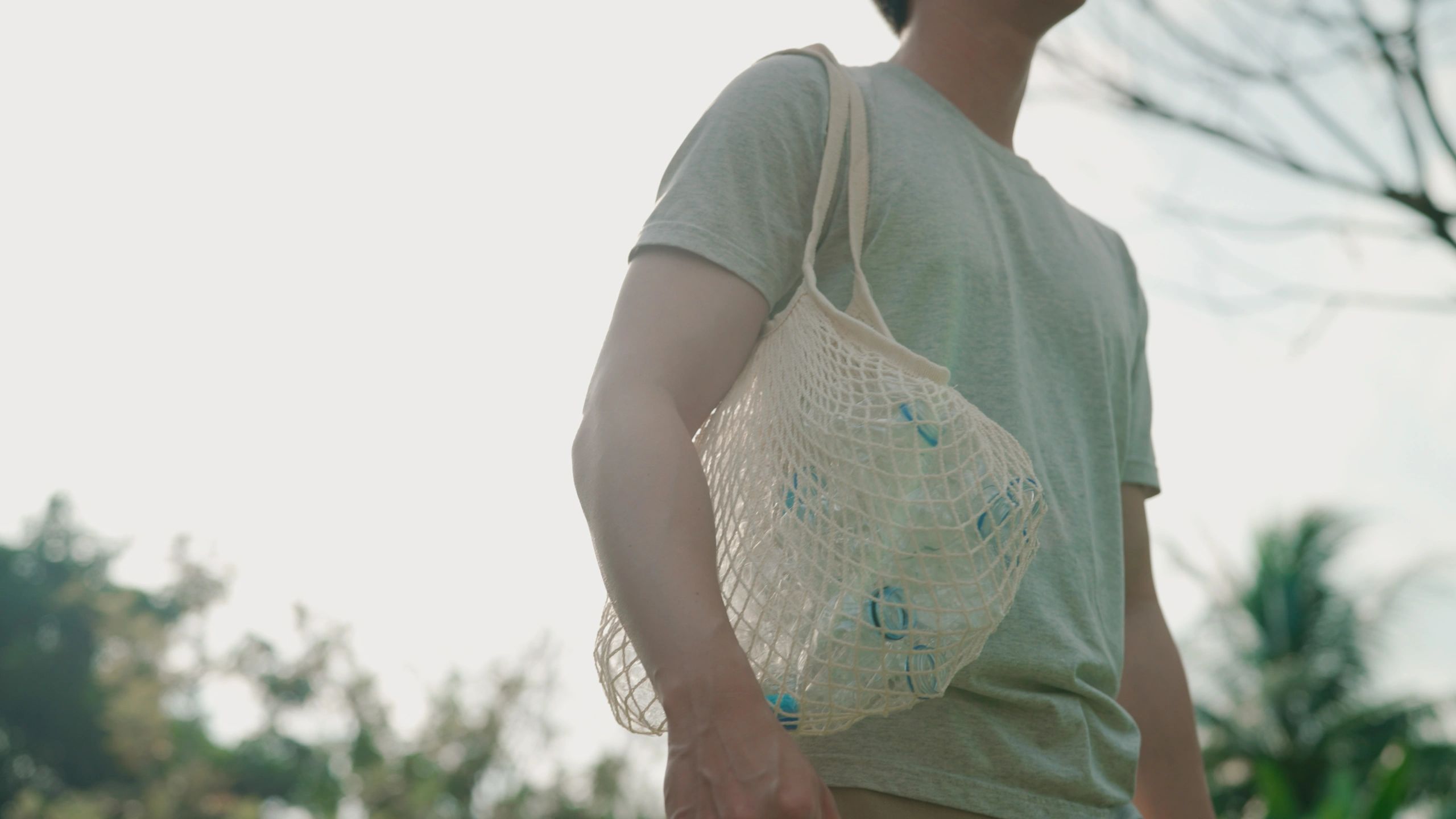embroidered tote bag celestial motifs pastel